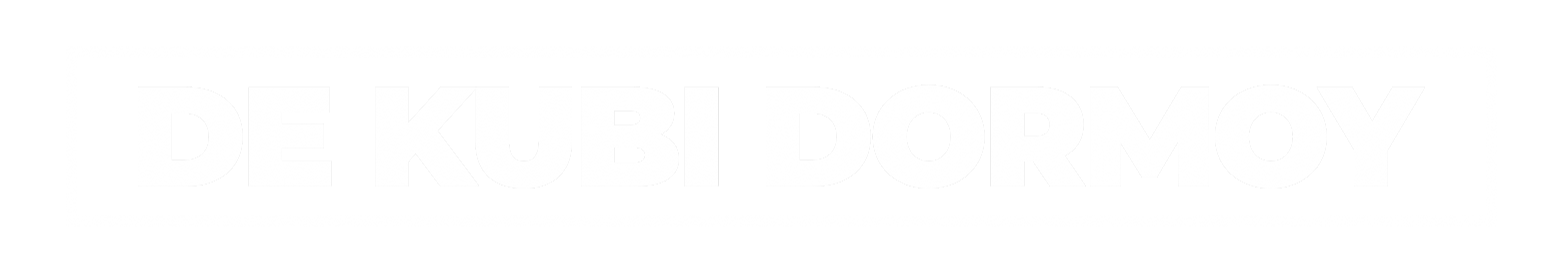 LOGO BLANC DE KUBI DORMOY