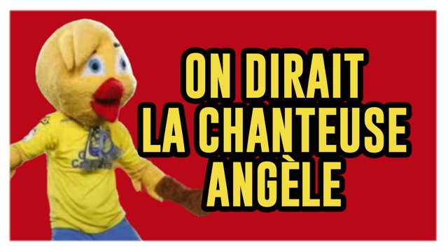 On dirait la chanteuse Angèle... (championnat de mascottes) de kubi dormoy replay